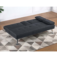 Load image into Gallery viewer, Adjustable Sofa With Fold Down Table And Cup Holders