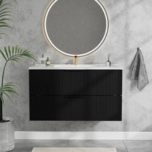 Load image into Gallery viewer, Modern Wall Mounted Floating Bathroom Vanity With Sink And Drawers