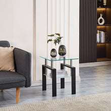 Load image into Gallery viewer, Luxury Modern Tempered Glass Coffee Table With 2 Layers