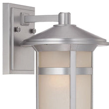 Load image into Gallery viewer, Round White Glass Wall Light - Brushed Silver