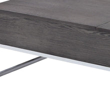 Load image into Gallery viewer, Rectangular Lift Top Coffee Table - Chrome And Gray Oak