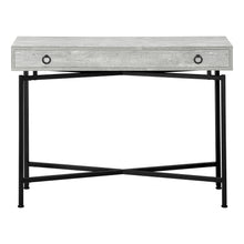 Load image into Gallery viewer, Cross Leg Console Table - Gray And Black