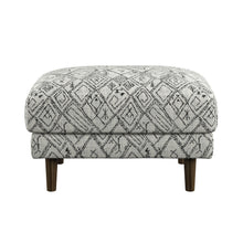 Load image into Gallery viewer, Abstract Ottoman - Black