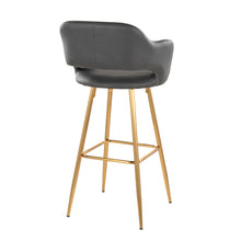 Load image into Gallery viewer, Margarite - Contemporary Fixed Height Barstool With Footrest (Set of 2) With Square
