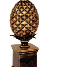 Load image into Gallery viewer, Metal Pineapple Table Lamp With Gold Classic Empire Shade - Gold