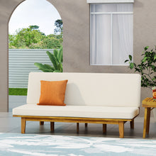 Load image into Gallery viewer, Outdoor Elegance Daybed With Convertible Design Cushion Frame - Beige