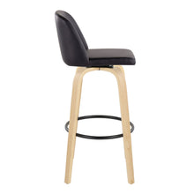 Load image into Gallery viewer, Toriano - Contemporary Fixed Height Barstool Swivel And Round Footrest (Set of 2)