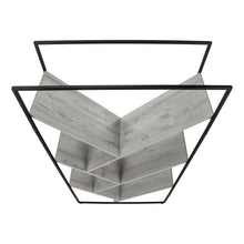 Load image into Gallery viewer, Five Tier Geometric Bookcase - Gray