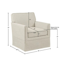 Load image into Gallery viewer, Timeless - Accent Armchair With Classic Track Arm Silhouette And Skirted Base