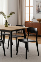 Load image into Gallery viewer, Heavy Duty Plastic Dining Room Side Chairs (Set of 4) - Black