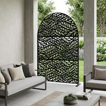 Load image into Gallery viewer, Three Panel Screen Room Divider (720131) - Black