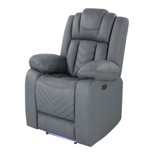 Load image into Gallery viewer, Raize - Power Recliner With LED Functionality - Gray