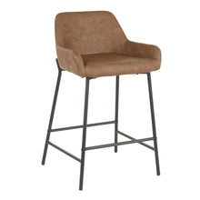 Load image into Gallery viewer, Daniella - Industrial Fixed Height Counter Stool (Set of 2)