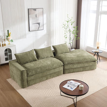 Load image into Gallery viewer, Modern Minimalist Modular Sectional Sofa With Deep Seats And Right Facing Chaise