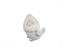 Load image into Gallery viewer, Fabric Bird Christmas Figurine (552218) - White / Silver