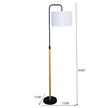 Load image into Gallery viewer, Lior - Arc Floor Lamp With Cylinder Shade - Black