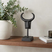 Load image into Gallery viewer, Tribal Inspired Sculpture - Black