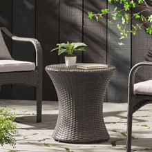 Load image into Gallery viewer, Thrive - Hourglass Rattan Table With No Glass Top