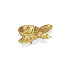Load image into Gallery viewer, 8" Bumble Bee Cast Iron Vanity Tray - Gold