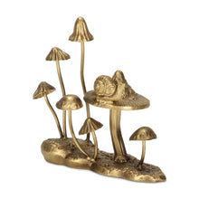 Load image into Gallery viewer, Mushrooms Tabletop Sculpture - Gold