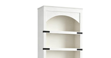 Load image into Gallery viewer, Four Tier USB Bookcase - White