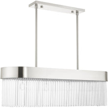 Load image into Gallery viewer, 19'' Four-Light Dimmable Chandelier With Shades - Nickel