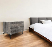 Load image into Gallery viewer, Two Drawer Nightstand - Distressed Gray