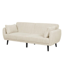 Load image into Gallery viewer, Futon Sofa Bed With Tall Legs