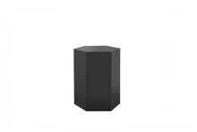Load image into Gallery viewer, 17" High Gloss Manufactured Wood Hexagon End Table - Gray