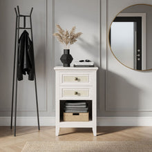 Load image into Gallery viewer, Nightstand With 2 Drawers Bedside Table