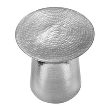 Load image into Gallery viewer, Drum Accent Side Table, Hammered Texture