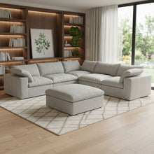 Load image into Gallery viewer, Blend Modular L Shaped Six Piece Corner Sectional - Light Gray