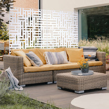 Load image into Gallery viewer, Decorative Freestanding Metal Privacy Screen For Indoor & Outdoor Use