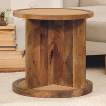 Load image into Gallery viewer, Close Knit Corner End Table - Oak