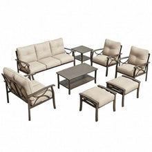 Load image into Gallery viewer, Patio Furniture Set With Coffee Table And Cushions For Backyard