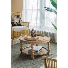 Load image into Gallery viewer, Round 2 Tiered Side Tabel, End Tabel For Lving Room Bedroom Entryway