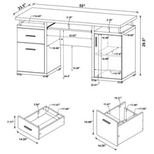 Load image into Gallery viewer, Rochelle - 2 Drawer Office Desk