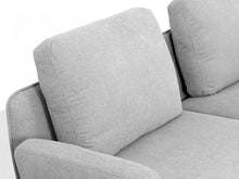 Load image into Gallery viewer, Contempo Retro Loveseat - Light Gray