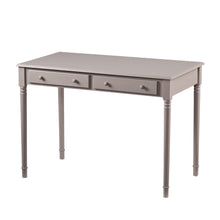 Load image into Gallery viewer, Writing Desk With Two Drawers - Gray