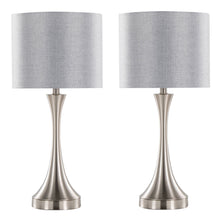 Load image into Gallery viewer, Lenuxe - Contemporary Table Lamp Built In USB Port (Set of 2)