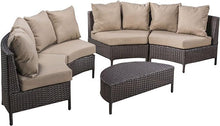 Load image into Gallery viewer, Pt Limon - 5 Pieces Sofa Set - Brown / Beige