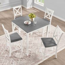 Load image into Gallery viewer, 5 Piece Counter Height Dining Table Set With 4 Chairs