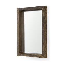 Load image into Gallery viewer, 18" Solid Framed Accent Mirror - Brown