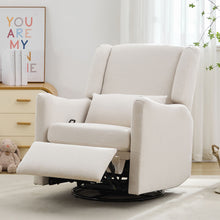 Load image into Gallery viewer, Wide Wingback Swivel Rocker Recliner Chair For Living Room