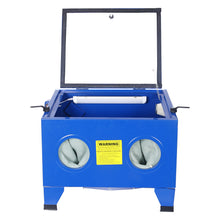Load image into Gallery viewer, Bench Top Portable Sand Blaster Cabinet Kit 25 Gallon With 80 Psi Capacity - Blue