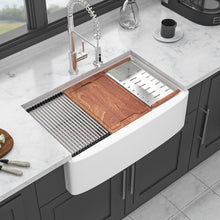Load image into Gallery viewer, Classic Ceramic Farmhouse Sink Workstation Single Bowl With Durable Finish