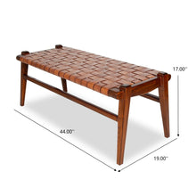 Load image into Gallery viewer, Cody - Bench - Brown / Tan