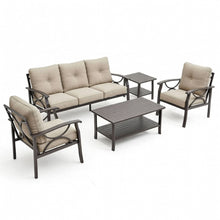 Load image into Gallery viewer, Patio Furniture Set With Coffee Table And Cushions For Backyard