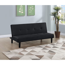 Load image into Gallery viewer, Boston - Tufted Convertible Sofa Bed Armless Design - Black