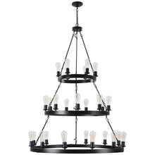 Load image into Gallery viewer, Chandelier Ceiling Light Metal - Black